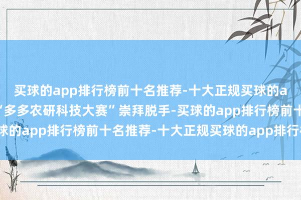买球的app排行榜前十名推荐-十大正规买球的app排行榜推荐第五届“多多农研科技大赛”崇拜脱手-买球的app排行榜前十名推荐-十大正规买球的app排行榜推荐